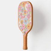 Blumenmuster pickleball schläger (Links)
