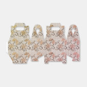 Blumenmuster Pink Geschenkschachtel (Ungefaltet)