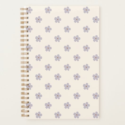 Blumenmuster Planer (Vorderseite)