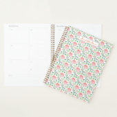 Blumenmuster-Planer in rosa und orange Planer (Anzeige)
