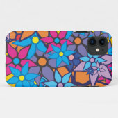 Blumenmuster Pop-Art Case-Mate iPhone Hülle (Rückseite (Horizontal))