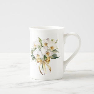 Blumenmuster porzellantasse