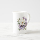 Blumenmuster porzellantasse (Vorderseite Rechts)