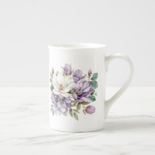 Blumenmuster porzellantasse