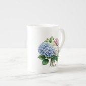 Blumenmuster porzellantasse (Vorderseite Rechts)