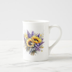 Blumenmuster  porzellantasse