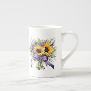 Blumenmuster porzellantasse