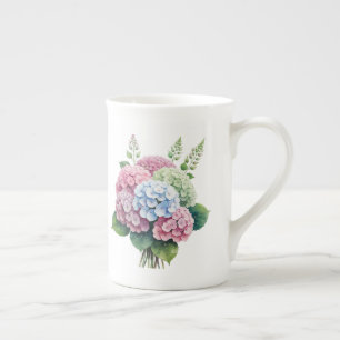 Blumenmuster porzellantasse