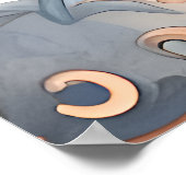 Blumenmuster Poster (Ecke)