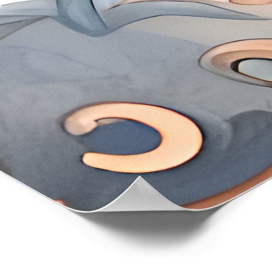 Blumenmuster Poster (Ecke)