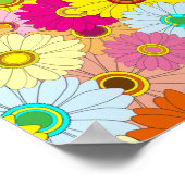 Blumenmuster Poster (Ecke)