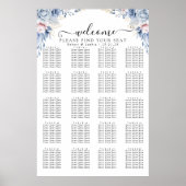 Blumenmuster Poster (Vorne)