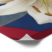 Blumenmuster Poster (Ecke)