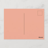 Blumenmuster Postkarte (Rückseite)