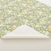Blumenmuster Primrose-Blume Sherpadecke (3/4)