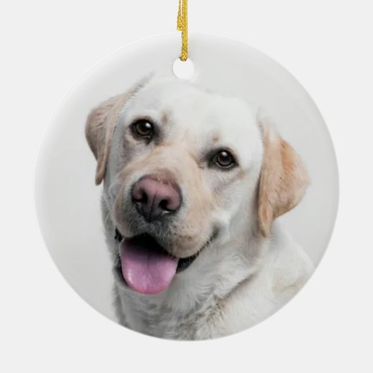 Blumenmuster Print Keramik Ornament (Hinten)