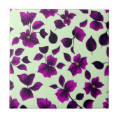 Blumenmuster Pua Melia Blume Fliese (Vorderseite)