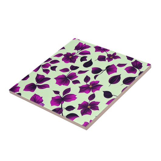 Blumenmuster Pua Melia Blume Fliese (Seite)