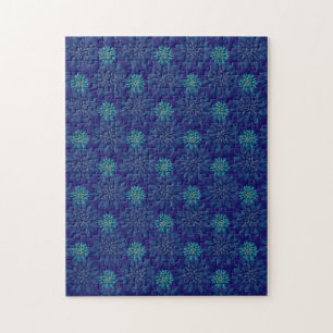 Blumenmuster-Puzzle Puzzle