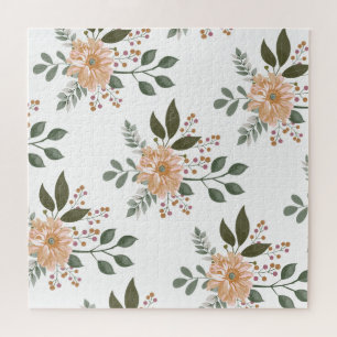 Blumenmuster-Puzzle Puzzle