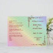 Blumenmuster Rainbow Herbstwochenprogramm (Stehend Vorderseite)