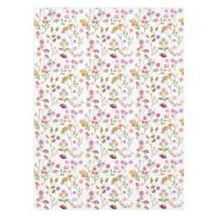 Blumenmuster - rosa, lila, grün tischdecke