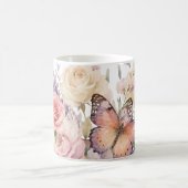 Blumenmuster Rosen Kaffeetasse (Mittel)