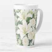 Blumenmuster Rosen Milchtasse (Rechte Ecke)