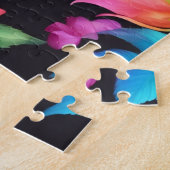 Blumenmuster-Rosen-Puzzle Puzzle (Seite)