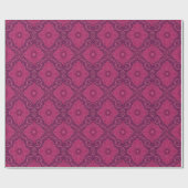Blumenmuster "Ruby Blume" Geschenkpapier (Flach)