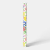 Blumenmuster Samsung Galaxy Hülle (Linke Seite)