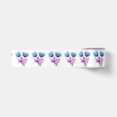 Blumenmuster Satinband (Vorderseite)