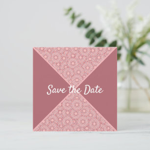Blumenmuster Save the Date
