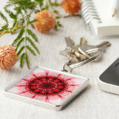 Blumenmuster Schlüsselanhänger (Seite)