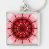 Blumenmuster Schlüsselanhänger (Vorne)