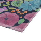 Blumenmuster Schneidebrett (Ecke)