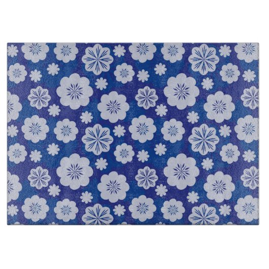 Blumenmuster Schneidebrett (Vorderseite)