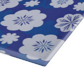 Blumenmuster Schneidebrett (Ecke)