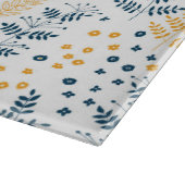 Blumenmuster Schneidebrett (Ecke)