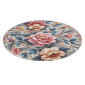 Blumenmuster Schneidebrett (Ecke)