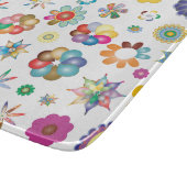Blumenmuster Schneidebrett (Ecke)