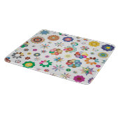 Blumenmuster Schneidebrett (Ecke)