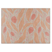 Blumenmuster Schneidebrett (Vorderseite)