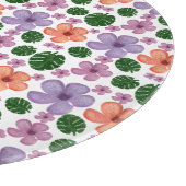 Blumenmuster  schneidebrett (Ecke)