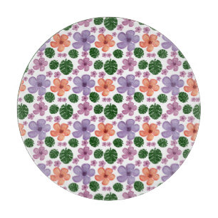 Blumenmuster  schneidebrett