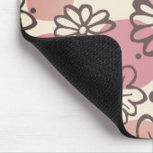 Blumenmuster, schöne Blume, Muster Mousepad (Ecke)