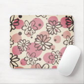 Blumenmuster, schöne Blume, Muster Mousepad (Mit Mouse)