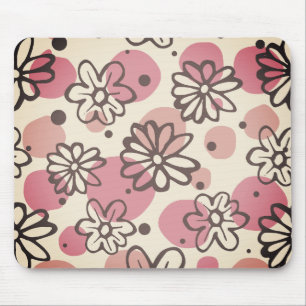 Blumenmuster, schöne Blume, Muster Mousepad