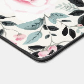 Blumenmuster Schreibtischunterlage (Ecke)