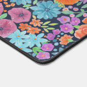Blumenmuster Schreibtischunterlage (Ecke)